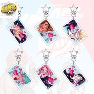 ALIEN STAGE Anime keychain, gift for MIZI SUA TILL IVAN HYUNA LUKA fans, WrightZ cosplay accessory