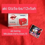 promo termurah aki kering gtz5s /beat,vxion,mio j,vario original