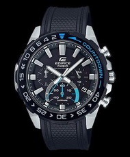 EFR-566BL-2A 行貨 深水埗門市正貨 - 全新 卡西歐 Casio "Edifice" EFR566 EFR-566 EFR-566BL EFR-566BL-2 "EFR-566BL-2A"  Chronograph watch 藍色離子鍍錶框 皮帶 手錶