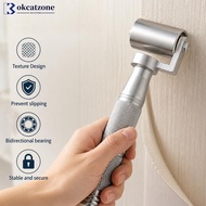 OKCATZONE 1PC 3.5/4CM Stainless Steel Wallpaper Seam Roller Smoothing Roller with Bearing Home Decor