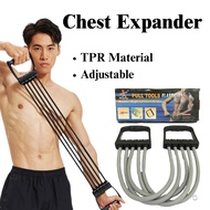 Chest Expander Rubber Gym Fitness Pull Tools Elasticity Chest Muscle Training Equipment
