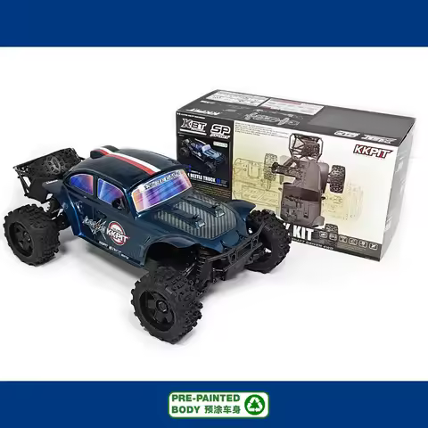 KKPIT KBT SP KONE BEETLE TRUCK DEEP BLUE R/C 4WD 360mm wheelbase frame 1/8 desert truck 7075-T6