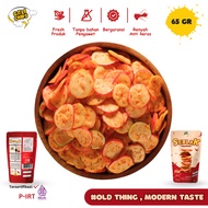 Keripik Kerupuk Seblak Geli Chips Cemilan Kripik Pedas Spicy Kekinian