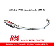 BM Power Exhaust Y15ZR Chamber (TM) 2.0 (32mm)