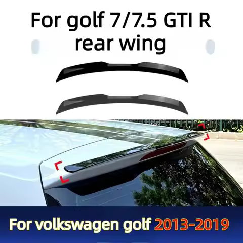 For Volkswagen Golf 7/7.5 GTI R GTD Rear Wing Spoiler 2013-2019 Models, Trunk Fixed Wing,Sports Top 