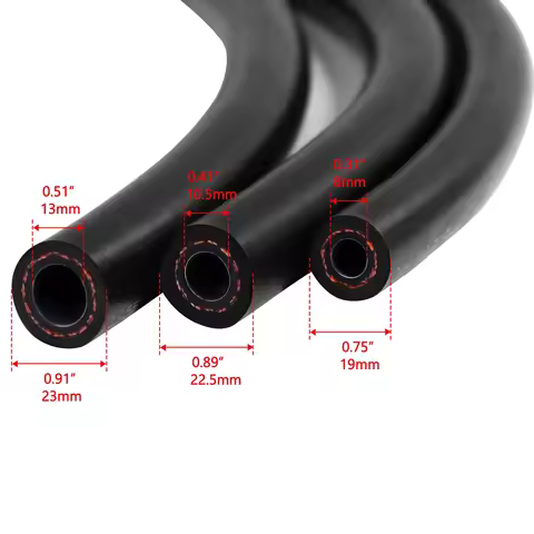 1Meter #6 #8 #10 #12 R12 R134a AC Hose Thin Wall Nylon Barrier Refrigerant Hose Coolant Gas Hose Pip