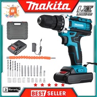 Makita 24V Cordless Hand Drill 2 Cells High Power Drill Multifunctional Cordless Screwdriver Power Tool Set