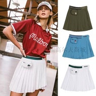 Korean original order MALBON golf clothing female skirt carry ball bag contracted pleated skirts