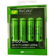 Pin sạc GP Recyko+ AA, 2000mAh vỉ 4v - GP210AAHCE