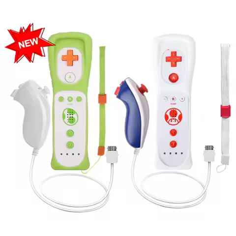 2PCS Controller for Wii Remote Controller Gamepad with Motion Plus For Ninetend Wii/Wii U Wireless G