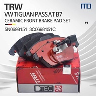 5N0698151 3c0698151C FRONT BRAKE PAD SET FOR VW PASSAT B7 CC SHARAN TIGUAN AUDI Q3 8J0698151C