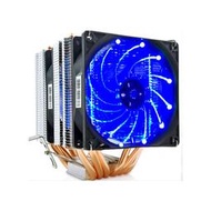 冰曼 流光M-X6 6銅管 雙風扇 雙塔 LED燈 藍燈 INTEL AMD 通用