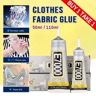 E7000 Fabric Glue / Multi-Purpose Adhesive Glue For Jewellery Fabric Shoes Leather Super Glue