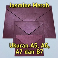 MERAH JASMINE ENVELOPE A5/A6/A7/B7/INVITATION ENVELOPE/RED JASMINE ENVELOPE ENVELOPE ENVELOPE/JASMIN