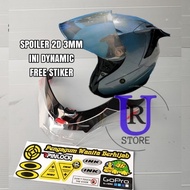 2D INK DYNAMIC HELMET SPOILER INK DYNAMIC HELMET SPOILER/ INK DYNAMIC SPOILER/ | FREE stickers