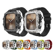 Hualimei Metal Case for Apple Watch 46mm Strap Integrated Modified Case iWatch Series S10 46mm