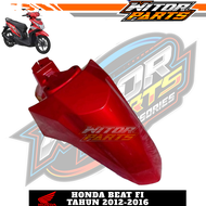 Cover Body Depan Honda Beat Fi Merah 2012 2013 2014 Non Esp ( Batok Depan Tameng Depan Spakbor Depan