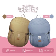 Dialogue Baby Sofa 2 in 1 Teddy Bear Series Soft Baby Mattress and Learning to Sit Chair