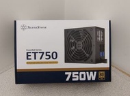 &lt;降價&gt; 全新 銀欣 750W 金牌/半模組化 ( ET750-HG ) 電源供應器 扁平線材 5年保固 |1000W POWER也可考慮