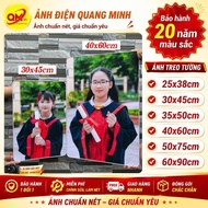 PHOTO OF HIGH QUALITY SILK WOOD 30X45CM - 35X50CM - 40X60CM PHOTO FRAME