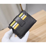 Pure Leather Card Holder All-Match Dual-Use Card Holder Wallet 2 Card Slots+Banknote Slots Special P