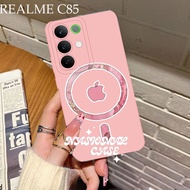 Protector for Realme C85 4G/5G - 15X Softcase Procamera Silicon Cool Round Logo Motif Latest Cool Cu