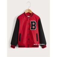 Bomber Jacket Zipper Bomber Baseball Unisex Boys Girls Men Wanita Teenagers Ages 1 2 3 4 5 6 7 8 9 1