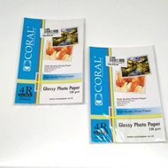 Glossy Coral Photo Paper 230 4R
