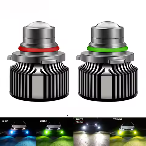 9005 HB3 9006 HB4 H7 Laser Lens H11 Led Fog Light Bulb H11 Led Fog Lamp H8 H16 CSP Blue 6000K 3000K
