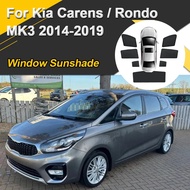 Car Sun Shades For Kia Carens Rondo MK3 RP 2014 2015 2019 Sunshades Mesh Magnetic Heat insulation Wi