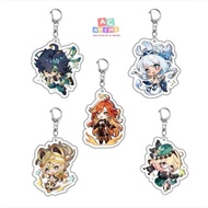 Genshin Impact Mavika Furina Arlecchino Keychain
