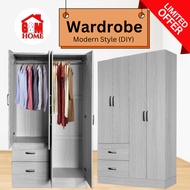 4 Door 2 Drawer Wardrobe 4 Pintu 2 Laci 4 Door 2 Drawer Almari Baju 3 Door Almari Pintu Cabinet Furn