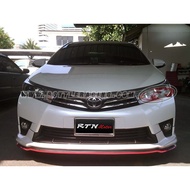 Toyota Altis 2014 2015 2016 Redline bodykit body kit front side rear skirt lip diffuser cover