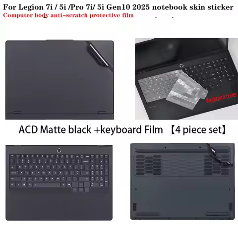 For 2025 Legion Pro 7 7i Gen10 Laptop Skin Sticker 16ADR10 Computer Protective Film Legion 7i gen10 