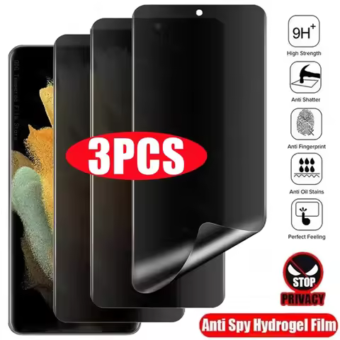 3Pcs Privacy Hydrogel Film For Redmi 6A 7A A1 Plus 5G Poco X7 F7 Ultra X6 X5 Pro F5 Screen Protector