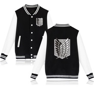 2021 Attack on Titan anime Baseball Jacket streetwear Coat casual tracksuit mens coats and jackets p