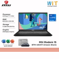 MSI Modern 15 B7M-484 (AMD Ryzen 5-7430U/8GB RAM/512GB SSD/15.6"FHD/Office/2 Year Warranty)