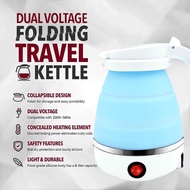 600ml Foldable Electric Kettle Portable Mini Travel Kettle  Stainless steel Kettle water bollte 旅行烧水壶 折叠水壶 便捷式烧水壶