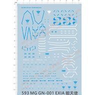 Gundam Model MG Gundam Exia GN-001 Can Angel Gundam Exia GN-001.Special Water Sticker [593]
