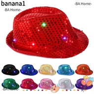 BANA Panama Cap Dress Dance Party Unisex Stage Performance Led Fedora Trilby