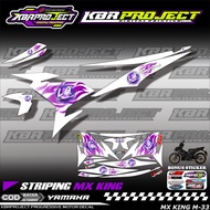MX KING STIKER  STRIPING PREMIUM MOTOR KEREN LIS VARIASI MX KING STIKER MOTOR YAMAHA DESAIN RACING M