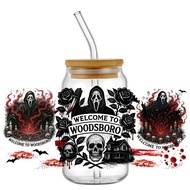 Funko | Hotsale Horror Movie Killer Welcome to Woodsboro 16oz UV DTF 3D Transfer Sticker Decals Wrap