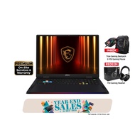 MSI Raider 18 HX AI A2XWJG-068MY Gaming Laptop (CU9-285HX/DDR5 32GB*2/SSD 4TB/RTX5090/18"16:10 UHD+/