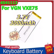 4541113 For VGN Keyboard VXE75 Lithium Batteries Expansion Large Capacity Battery 3.7V 3000mAh