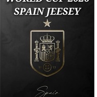 WC 2026 Jersey Spain Jersey Home Kit Away Kit Jersi Bolasepak Spain