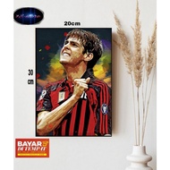 Wall decoration with the theme of ricardo, bro,/poster, ricardo, bro,/ricardo, bro, ac milan 20x30cm