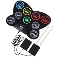 1Set Drum Creative Electronic Drum Exquisite Percussion Drum Simple Roll Drum Electronic Drum For Beginner Gift