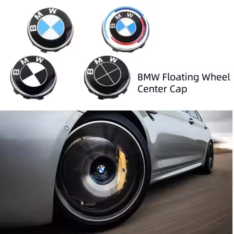 BMW Floating Wheel Center Cap 56mm 68mm 4Pcs/Set for E90 E92 E91 F30 F10 F11 F25 E70 E83 X1 X3 X5 Wh
