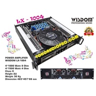 WISDOM LX-1004 4-CHANNEL POWER AMPLIFIER