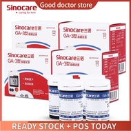 in stock Sannuo Sinocare GA-3 Test Strips, 200pcs Blood Glucose Test Strips & 200pcs Needles Lancets